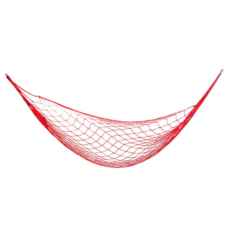 Ultralight Mesh Hammock Portable 9 Strands Green Nylon Rope Garden Hanging Swing Sleeping Bed Outdoor Camping Hamak Nap Bed