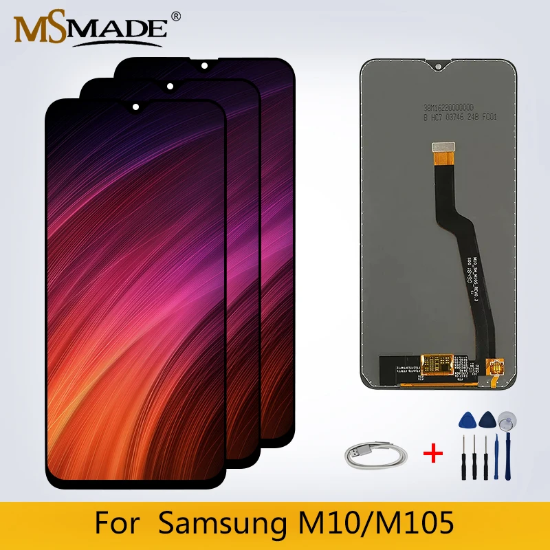 ЖК-дисплей для samsung Galaxy M10 SM-105 M105F M105DS ЖК-дисплей с сенсорным экраном дигитайзер Запасные части