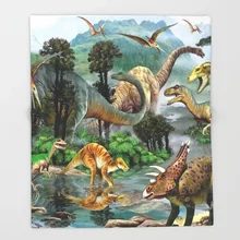 Одеяло для дивана с рисунком динозавра, милый дизайн, одеяло для питья Динозавров Юрского периода, рождественские украшения для дома, одеяло на заказ