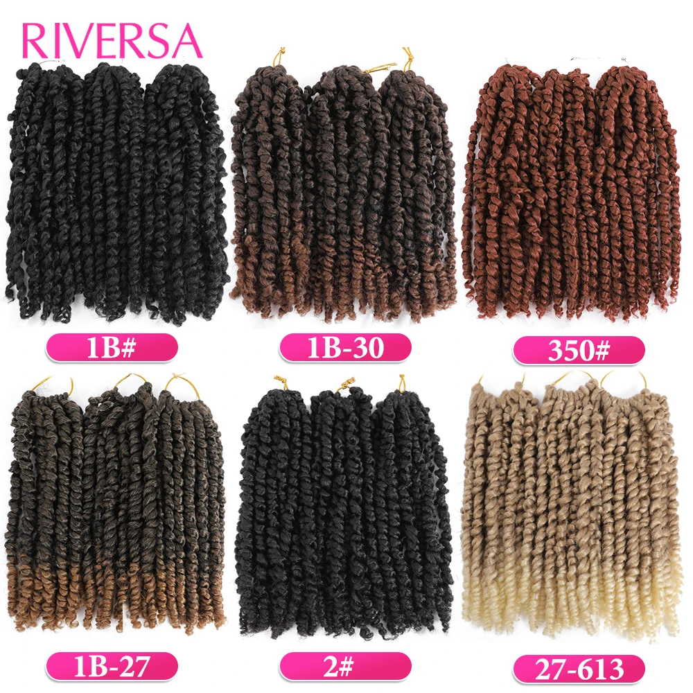 polegadas passion twist hair crochet hair tranças sintéticas extensões de cabelo dreadlocks fofo spring twist crochet tranças cabelo fios por pacote cheveux