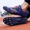 Men Track Field Shoes Women Spikes Sneakers Athlete Running Training Shoes Lightweight Racing Match Spike Sport Shoes Size 35-45 ► Photo 1/6