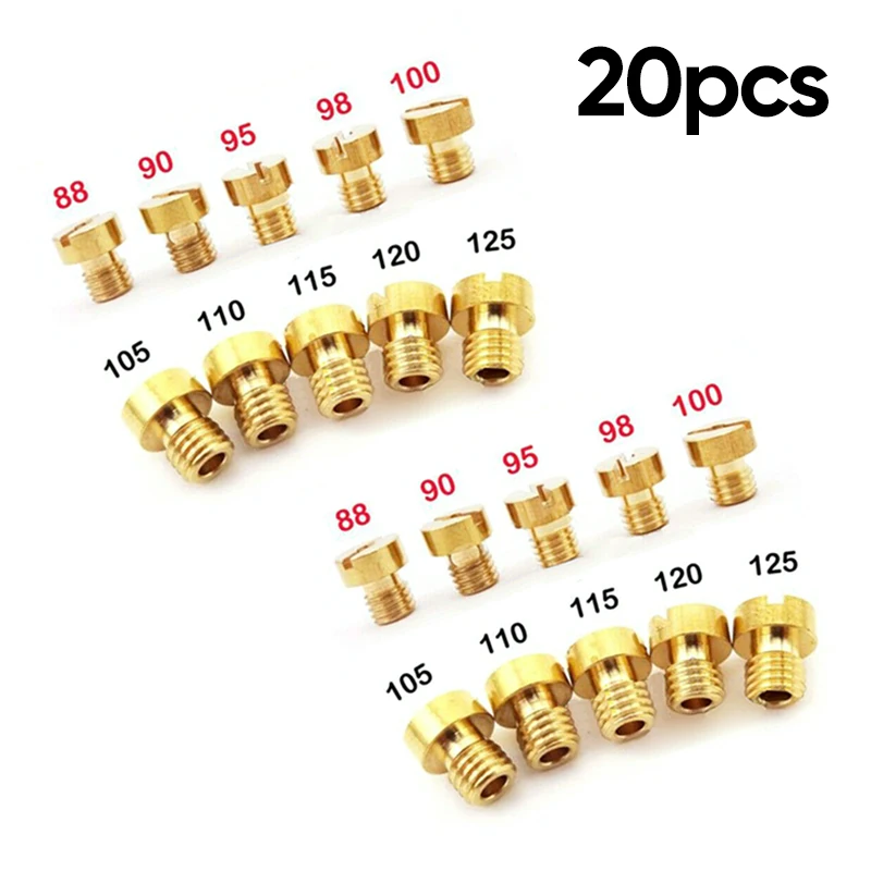 

20* Motorcycle Main Jets Parts For Mikuni Carburetor VM22 VM24 VM26 125cc- 250cc