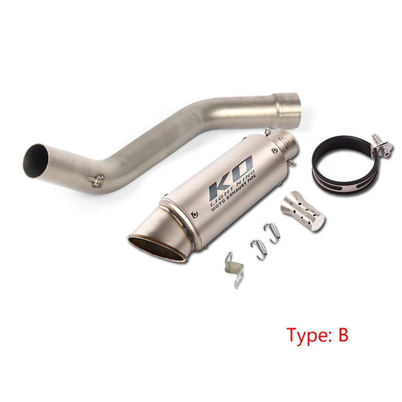 2008-2020 Ninja ZX10R Slip-on Exhaust Set Motorcycle Maid Pipe 51mm Mufflers Removable DB Killer Escape Reserve Catalyst Steel - - Racext 19