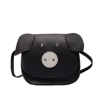 

Mini Kids Purses Girls Handbag Cute Pig Children Shoulder Bags Messenger Bag Kids Princess Bags Black
