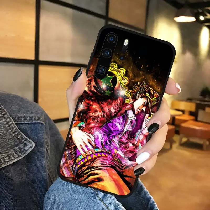 huawei phone cover Anime JoJos Kỳ Dị Phiêu Lưu Ốp Lưng Điện Thoại Huawei Honor Giao Phối P 9 10 20 30 40 Pro 10i 7 8 một X Lite Nova 5T cute phone cases huawei