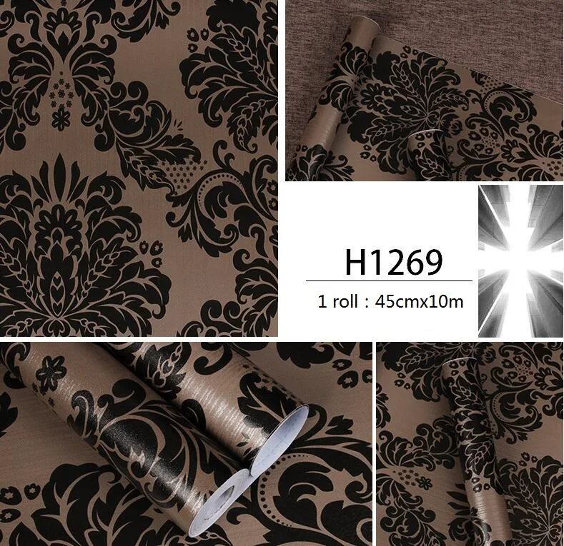 H1269 Толстые 45 см x 10 м кухня ванная комната туалет самоклеющиеся мозаичные обои водонепроницаемый маслостойкий стикер s плитка ремонт стикер стены - Цвет: H1269