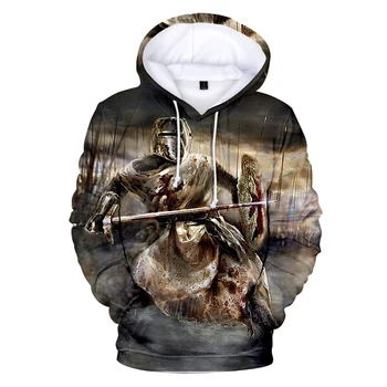 

2019 Casual 3D Print Pop knights templar Hoodies Men Women Hooded Boys/girls Sweatshirts 3D knights templar Hoodies XXS