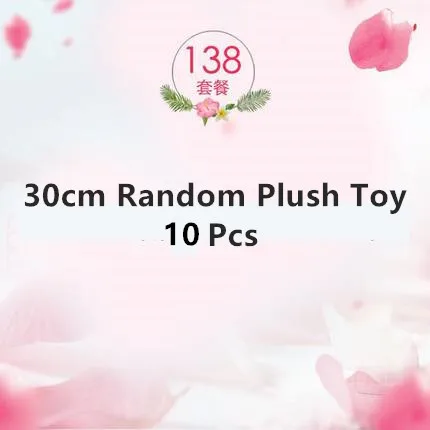 30cm 10Pcs Random Свадебные куклы-броги пакет ramdon плюшевые игрушки на день рождения небольшие подарки свадебные метания spree подарок куклы - Цвет: 30cm 10Pcs Random