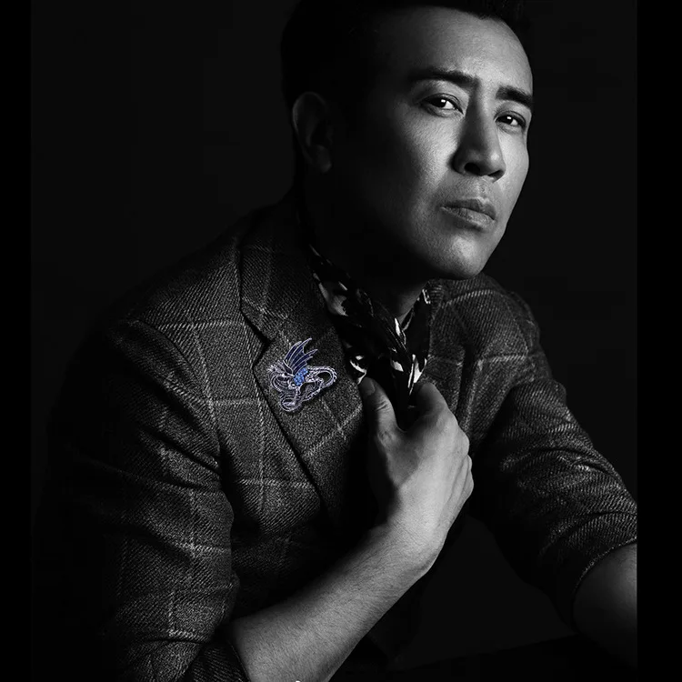 Новые ретро броши в виде дракона из цинкового сплава с кристаллами значок