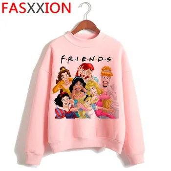 

Friends Tv Harajuku Funny Cartoon Hoodies Women Ullzang Friends Autumn Winter Warm Sweatshirt 90s Aesthetic Graphic Hoody Female