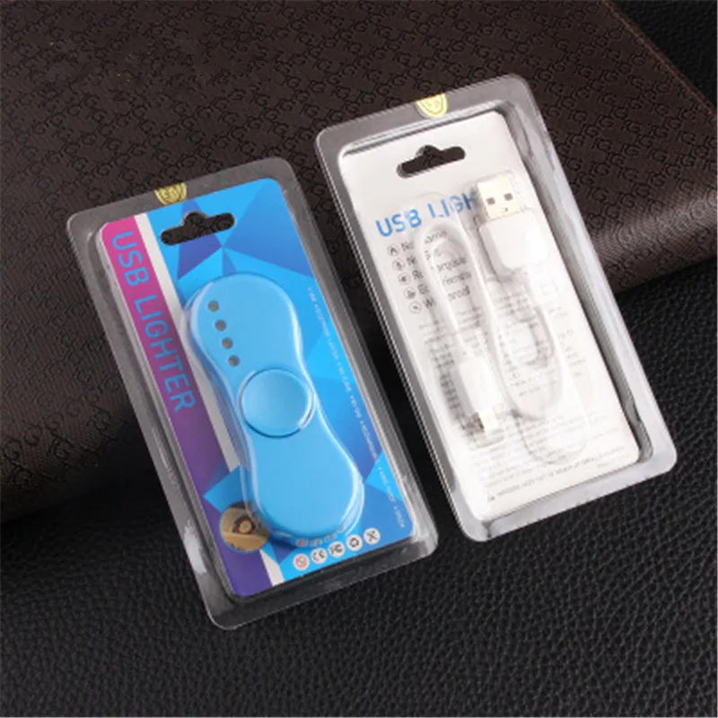 Электрический гироскоп Зажигалка светодиодный ручной Спиннер зажигалки USB