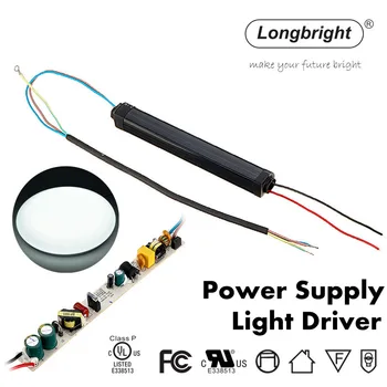 

Longbright Ultra Thin LED Power Supply Adapter LED Light Driver 60-70V DC 30W Lighting Transformer Adapter for LED Strip Light