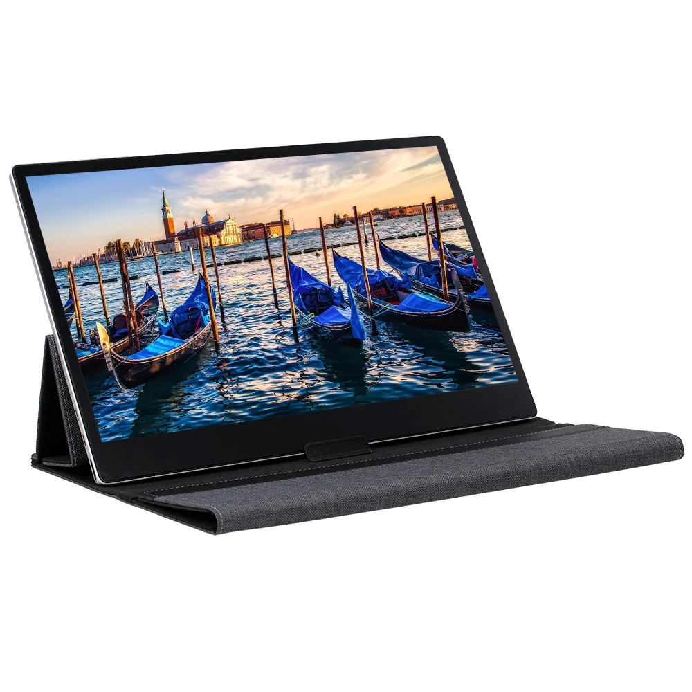 Портативный монитор 15,6 ''светодиодный 4K ips экран расширения для переключателя/PS4/xbox ONE/ПК/ноутбука(с сенсорным экраном EU Plug