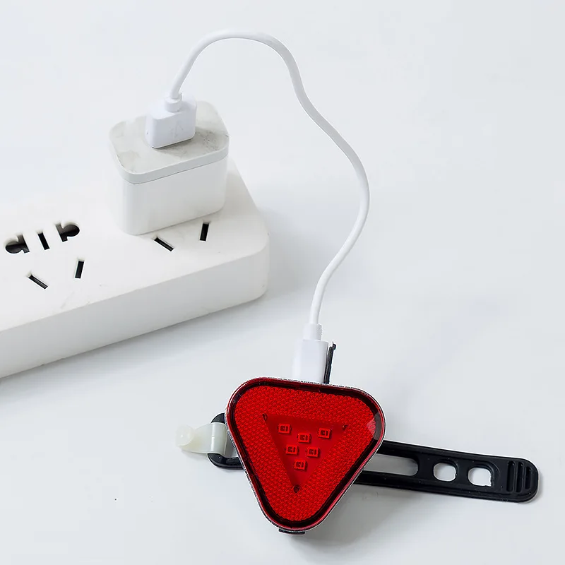 BMDT-габаритные огни для велосипеда велосипедный, зарядка от usb задние фонари тройной угол блики освещение фары ночной езды оборудование