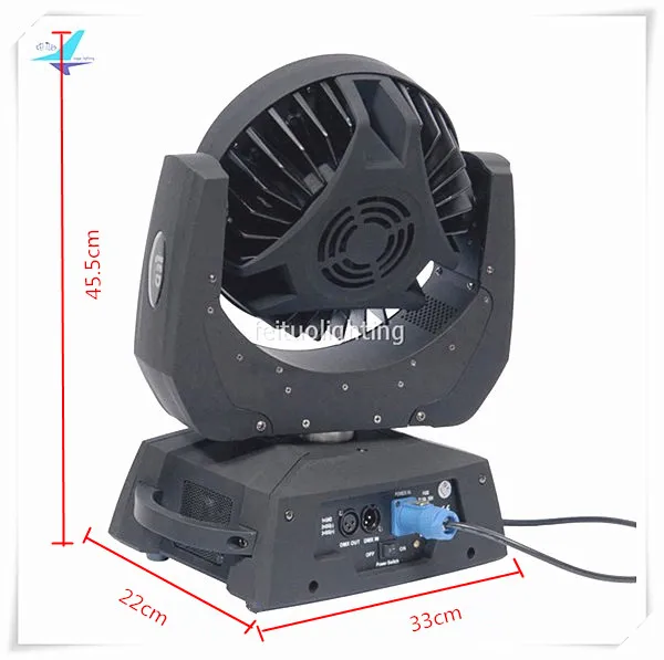 2шт+ Flycase Dj светильник 36x18 Lyre Led Wash Moving Head Zoom светильник Rgbwa Uv 6в1 Moving Head Wash Dmx светодиодный светильник с эффектом круга