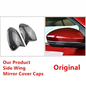

For Nissan Sylphy Sentra B18 2020 Replacement Real Carbon Fiber Look Car Side Mirror Covers Rearview Caps