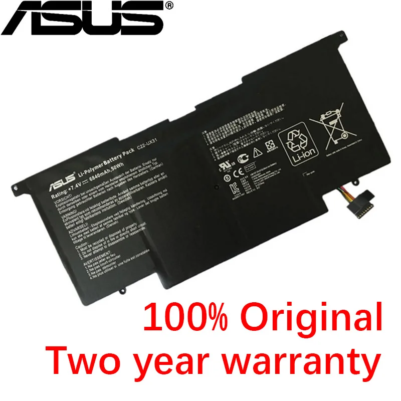 Новый оригинальный ноутбук ASUS 6840 мАч Аккумулятор для ноутбука ZenBook UX31A UX31E серия