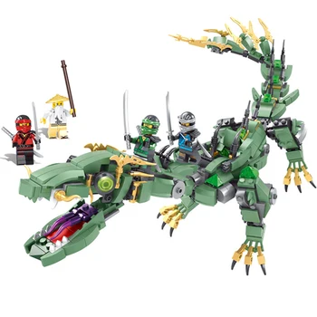 

574 Pcs Ninja Mecha Dragon Technic Assembled Bricks Model Building Blocks Toys Compatible Lepining Educational Toys Kids Gift