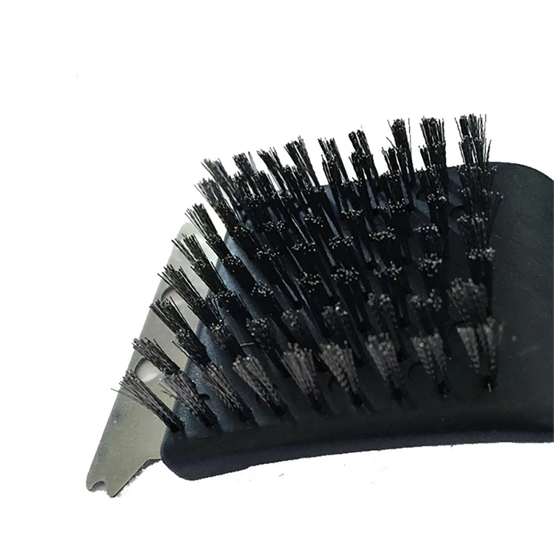 High Quality Stainless Steel Tip Tail Brush Barbecue Tail Brush Plastic Grill Cleaning Brush Steel Wire Tail Brush Barbecue Tool