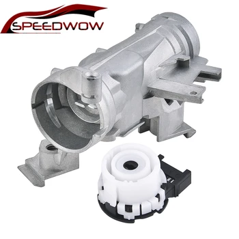 

SPEEDWOW Car Ignition Starter Switch Ignition Switch Steering Lock Barrel Housing For AUDI For VW For SEAT 1K0905865 1K0905851B