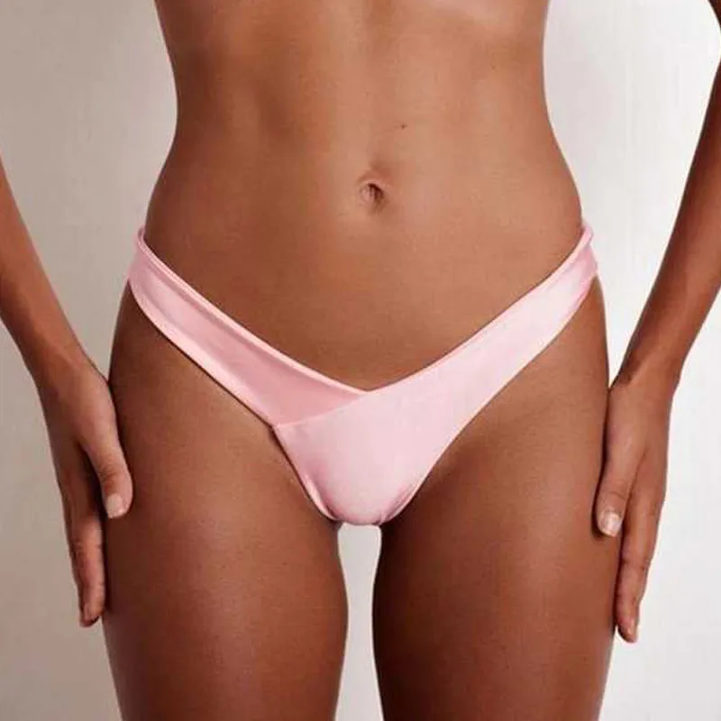 Сексуальные женские бразильские бикини с низкой талией, стринги, купальники со стрингами, бикини, трусики THJ99