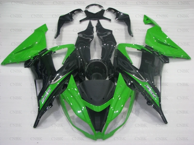 Обтекатели для Kawasaki Zx6r 15 16 17 636 годов кузова 2013 зеленые и черные | Автомобили