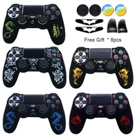 coque manette ps4  Étui de commande en Silicone souple pour Playstation 4