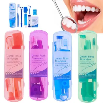 

Oral Orthodontics Set Orthodontic Wax Soft Toothbrush Orthodontic Floss Dental Brushing Interdental Care Set Tractor C8W6