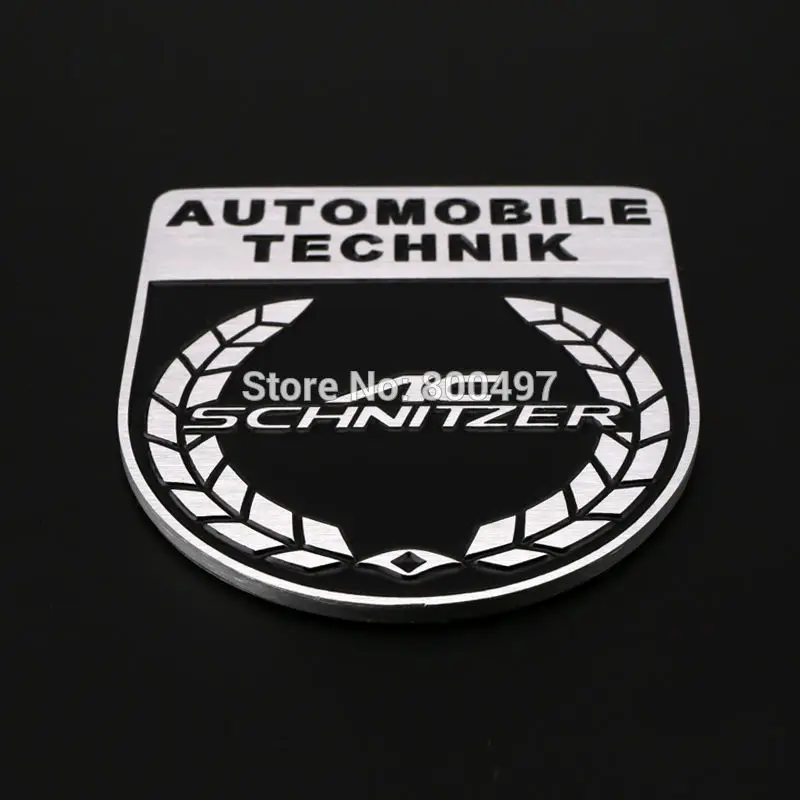 Новейший 3D алюминиевый сплав автомобильный багажник эмблема AC Schnitzer аксессуары клей Автомобильный логотип для автомобильного стайлинга значок