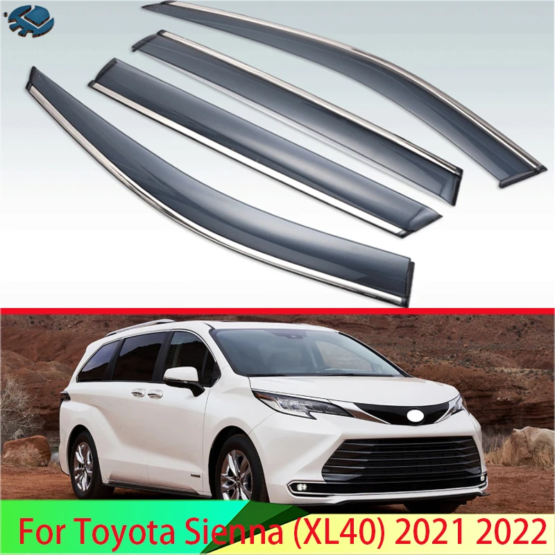 For TOYOTA Sienna (XL40) 2021 2022 Car Accessories Plastic Exterior