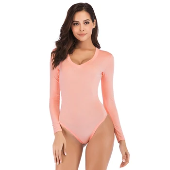 

Women Bodycon Club One-piece Black White Skinny Bodysuit Rompers Body Ribbed Knitted Sexy Bodysuit Overalls