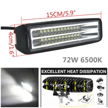 

24-LED Work Lights Fog Bulbs Replacement Accessories Car Truck Off-road Spotlight