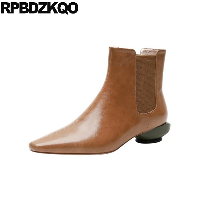 square toe low heel boots