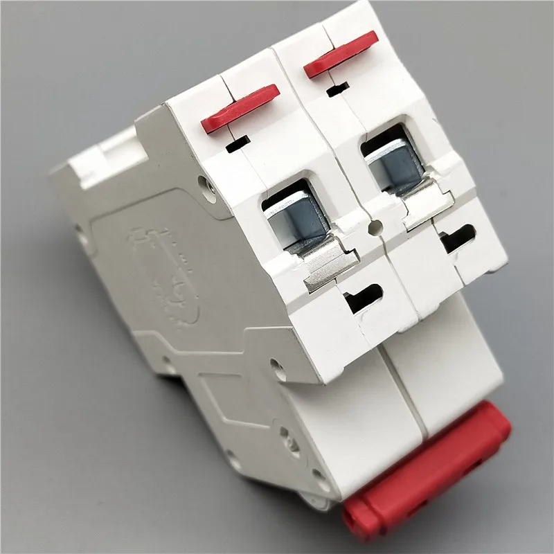 AC220V-400V DZ47-63 Американская классификация проводов 2р 6A 10A 16A Американская классификация проводов 2р 20A 25A 32A 40A 50A 125A Мини автомат защити цепи переключатель выреза миниатюрный Бытовой Воздушный переключатель