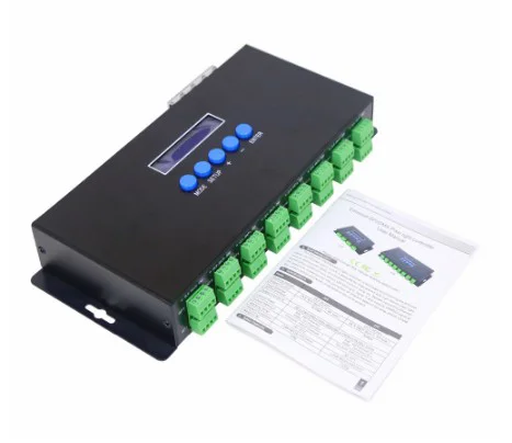 DC5V-24V Artnet Eternet к SPI/DMX пиксельный светодиодный светильник контроллер выходной ток 16 каналов 3Ax16CH BC-216