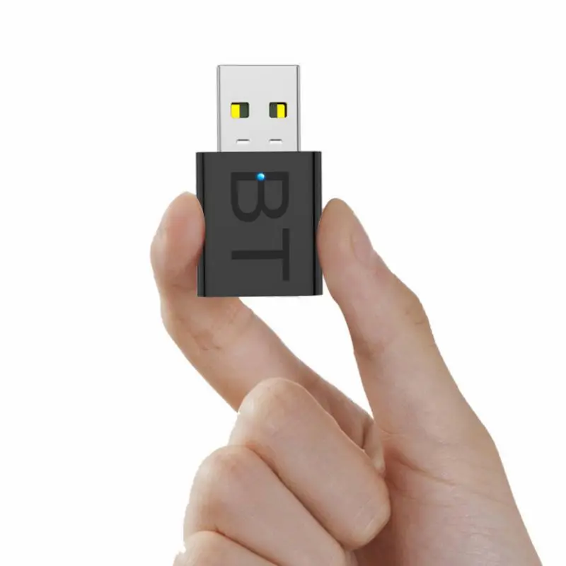 USB Bluetooth 5,0 передатчик приемник беспроводной аудио ключ доступа AUX порт адаптер