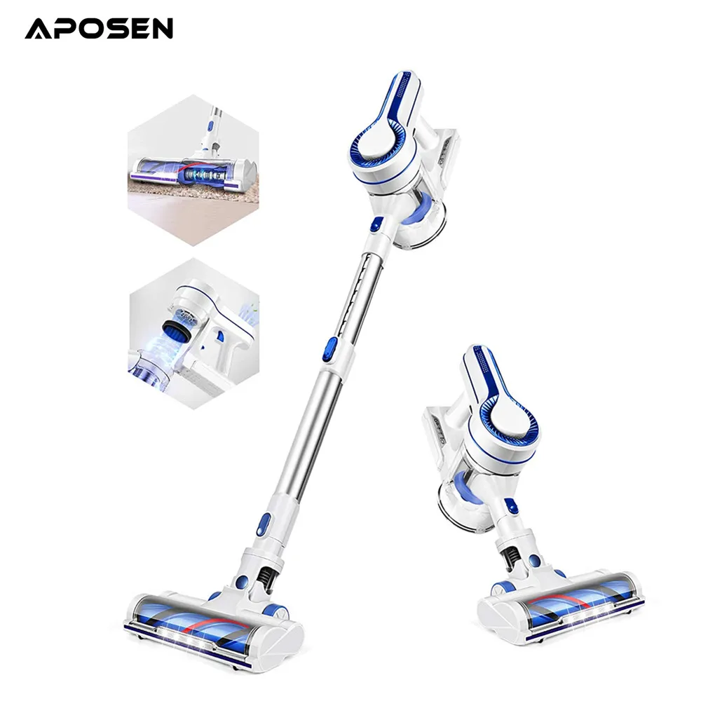 APOSEN Handheld Cordless Wireless Vacuum Cleaner 14000Pa Suction Power with 35 Mins WorkingTime litter Clean Appliance Bagless 1