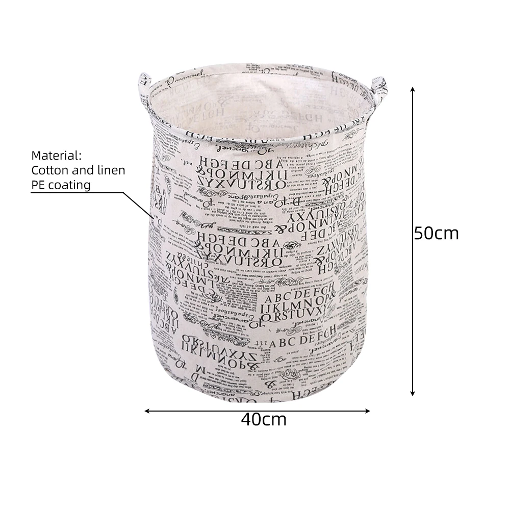 Водонепроницаемый складной тканевый арт грязная одежда ведро для хранения игрушек корзина для белья корзина для стирки с ручкой для ванной комнаты Бытовая