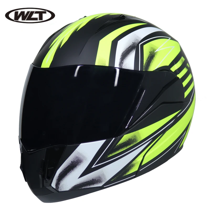 Двойной щит мотоциклетный шлем DOT утвержден флип мотоциклетный шлем для всех детей мотоциклов