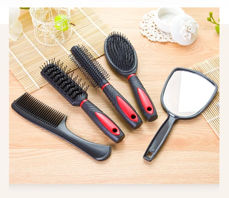 5 pçs salão de beleza escova de