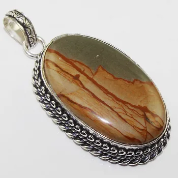 

Jaspers Pendant Silver Overlay over Copper ,66mm, P1095