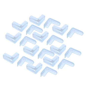 

20 pcs Table table Corner protector Edge protector Baby safety buffer Protective caps Impact protection for child safety