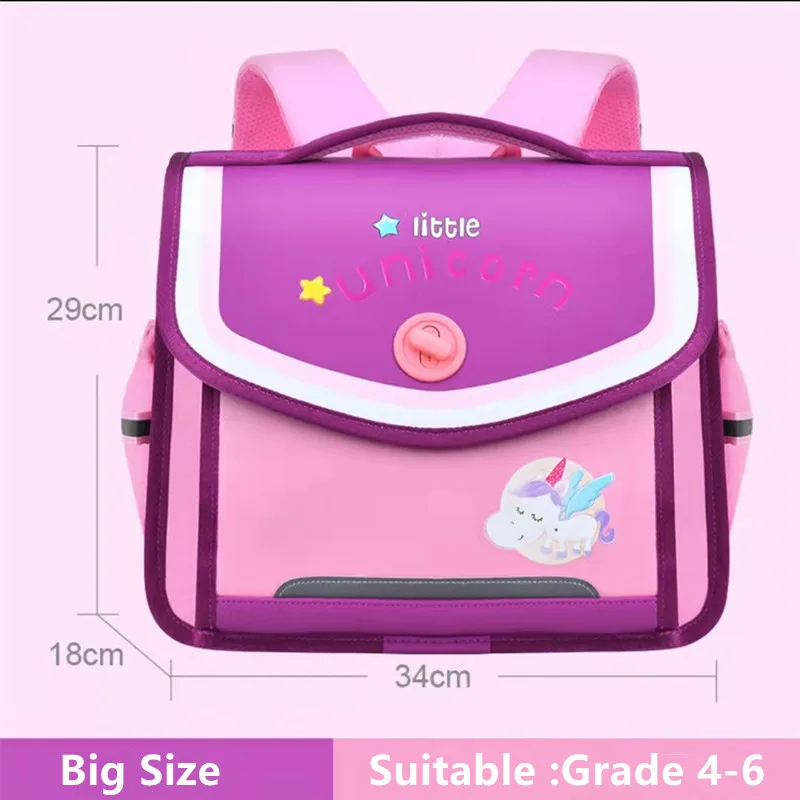 2022 Child School Bag For Boys Girls Primary Student Shoulder Orthopedic Space Backpack Large Capacity Light Water Proof Mochila
