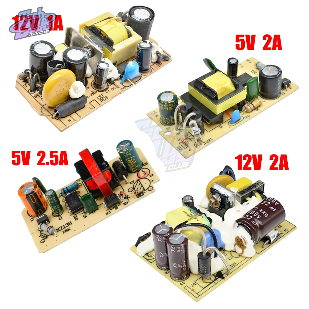 AC-DC 100-240 В до 5 2 а/А 12 1 А/2 А модуль питания повышенное напряжение Перегрузка по току