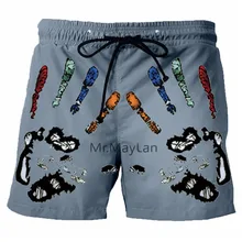 3D Gebra летние мужские пляжные шорты с принтом модные брендовые быстросохнущие шорты повседневные модные шорты Мужская куртка шорты