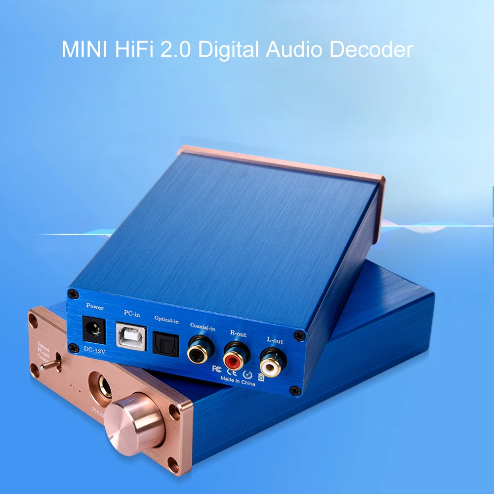 Цифровой аудио декодер Kebidu Mini HiFi 2 0 12 в пост. Тока DAC вход