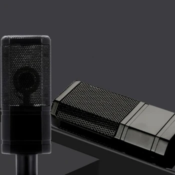 

Condenser Microphone Cardioid Active Noise Canceling Microphone Suitable for Computer, Recording, Live Broadcasting