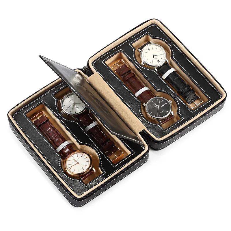 

Luxury Watch Hard Box Gift Boxes Leather with Jewelry Watch Packaging For WristWatch Box relogio masculino