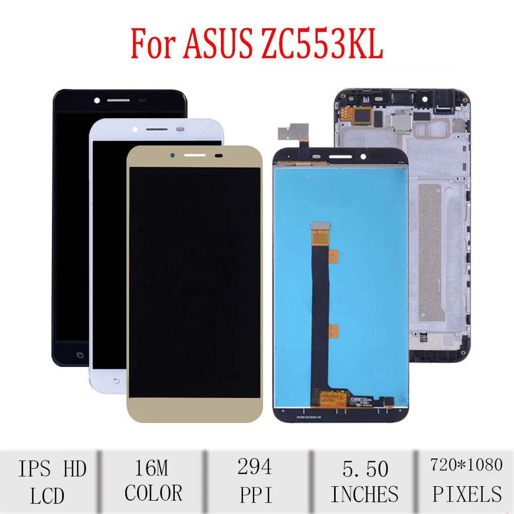 

Original For ASUS Zenfone 3 Max ZC553KL X00DD LCD Display Touch Screen Digitizer Assembly For Asus ZC553KL Display with Frame