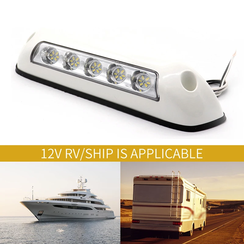 IP67 12V 5-светодиодный светильник для внутреннего/наружного тента Campervan& Motorhome RV лампа UK